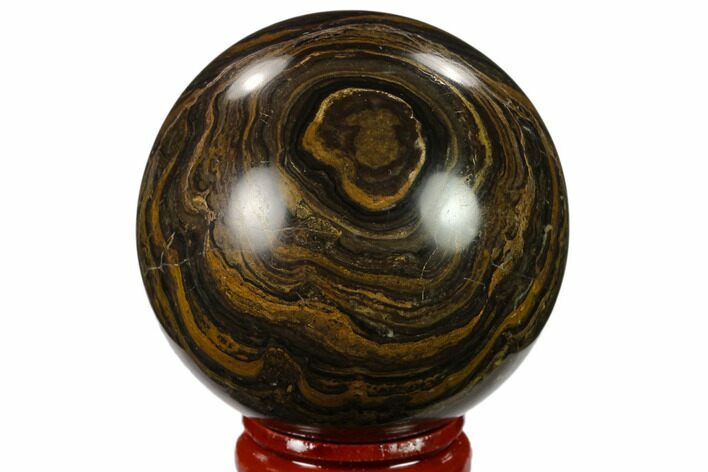 Polished Stromatolite (Greysonia) Sphere - Bolivia #134726
